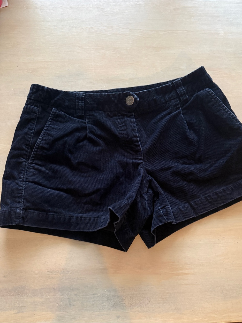 J. Crew Black Corduroy city Fit Shorts